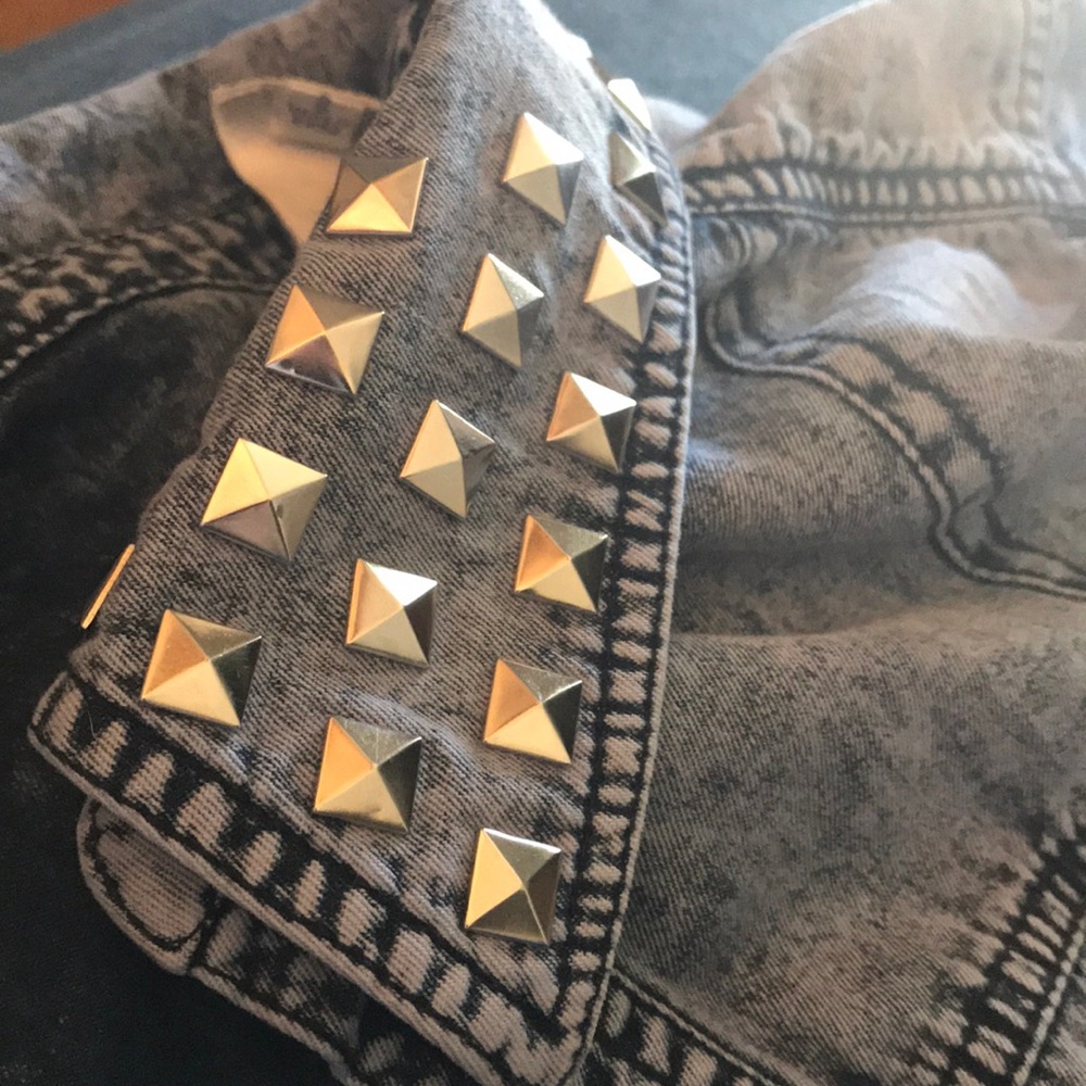 Colorful Jean jacket (small) - Picture 4 of 7